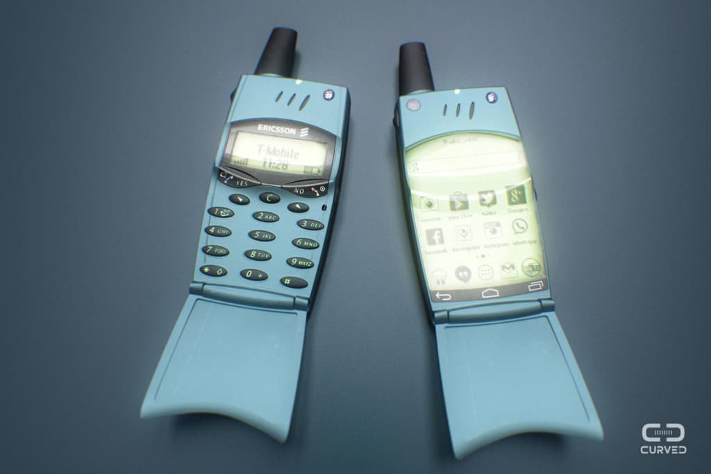 Nokia 3310 and Ericsson T28S smartphones