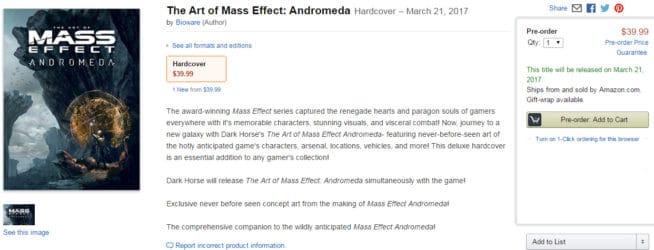 mass effect: andromeda release date