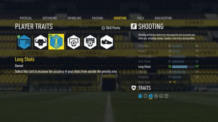 FIFA 17 skill points