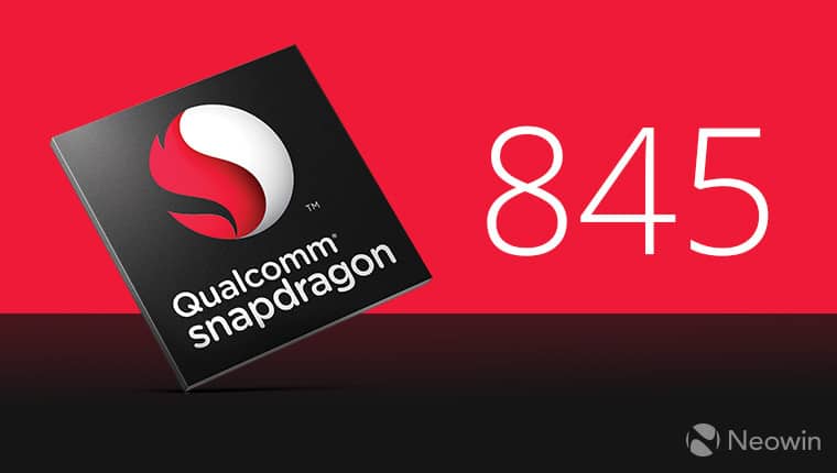 Qualcomm Snd 845 chipset benchmark