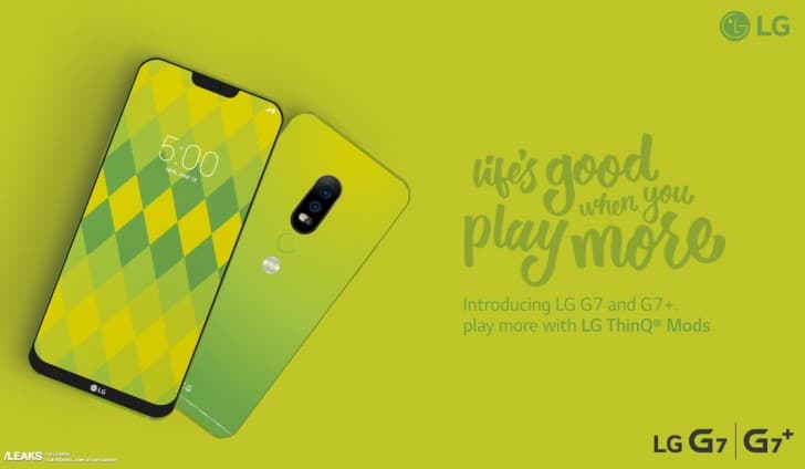 LG G7 Lime Green