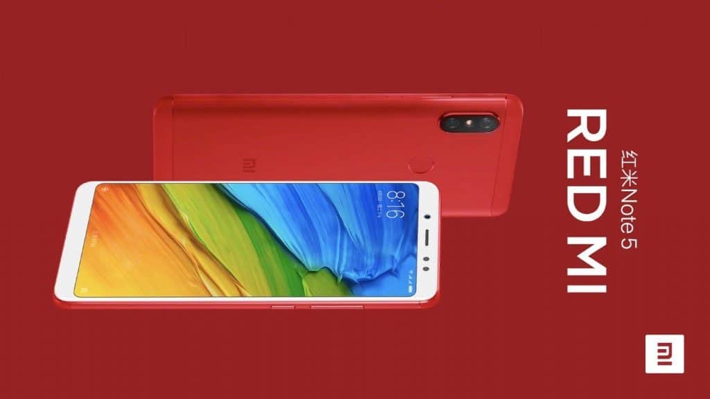 Xiaomi Redmi Note 5 Red variant