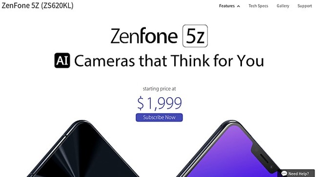 ASUS Zenfone 5Z Flagship