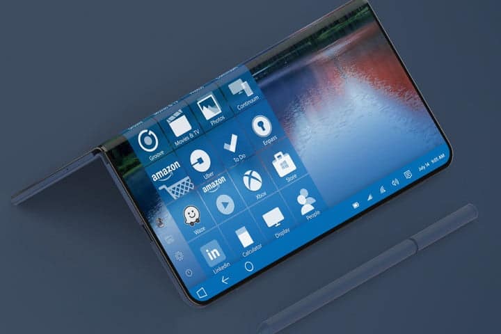 Foldable Surface Phone