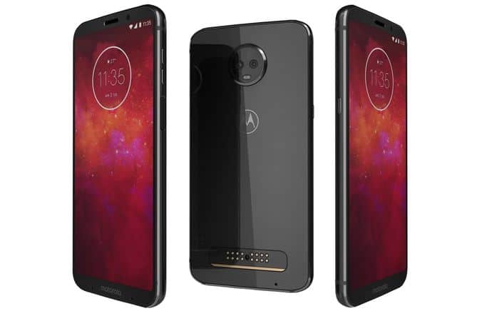 Moto Z3 official specs