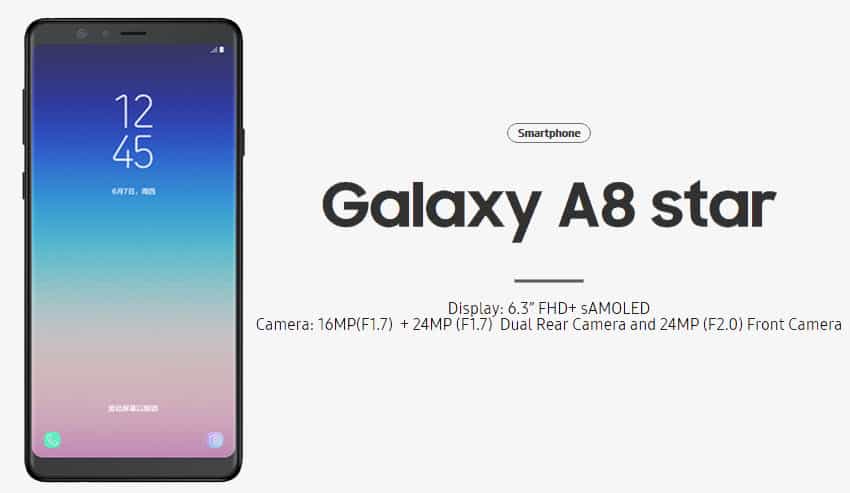 Samsung Galaxy A8 Star