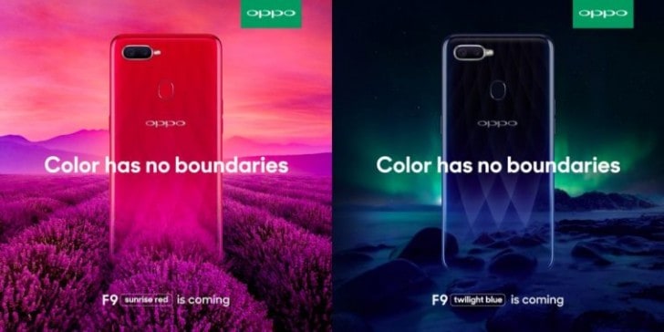 OPPO F9 images