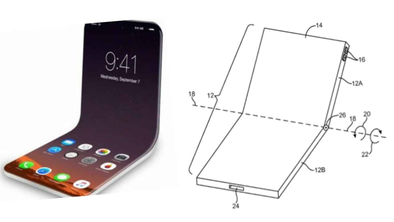 Apple foldable phone