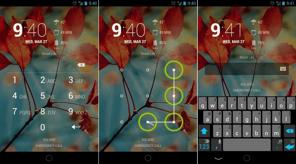 Configurate your lock screen